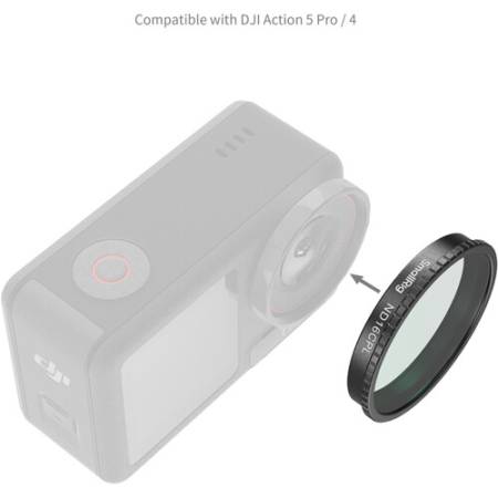 SmallRig 5412 - zestaw, 4x filtr do DJI Osmo Action 5 Pro/Action 4, kompatybilność